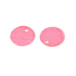 Natural Shell Charms&nbsp;LS-BSHE-WH0014-01B