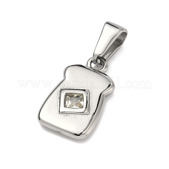 304 Stainless Steel Rhinestone Pendants&nbsp;STAS-A140-03P