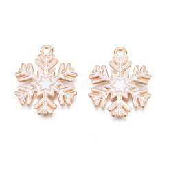 Christmas Style Alloy Enamel Pendants&nbsp;X-ENAM-Q442-68B