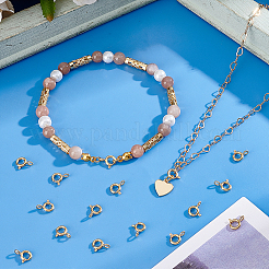 50Pcs Brass Spring Ring Clasps&nbsp;KK-PH0013-18