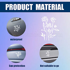 Plastic Reflective Vinyl Car Stickers&nbsp;STIC-WH0036-022