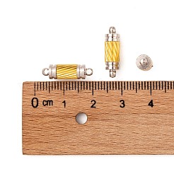 Brass Magnetic Clasps with Loops&nbsp;X-MC040-1