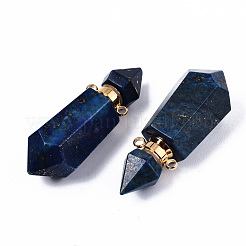 Faceted Natural Lapis Lazuli Pendants&nbsp;G-T131-15B