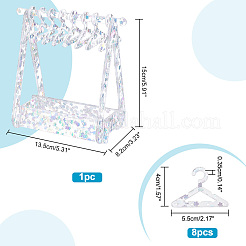 1 Set Transparent Acrylic Earring Display Stands&nbsp;EDIS-PH0001-31