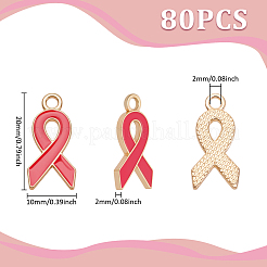 80Pcs Alloy Enamel Pendants&nbsp;ENAM-UN0001-26