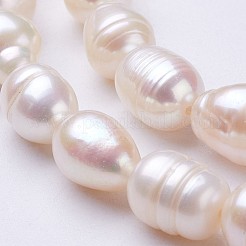 Natural Cultured Freshwater Pearl Beads Strands&nbsp;PEAR-P002-27
