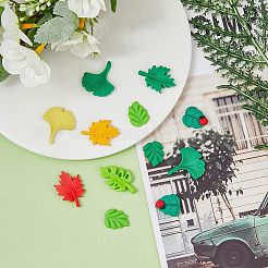 40Pcs 4 Sets Opaque Resin Cabochons&nbsp;CRES-HY0001-01