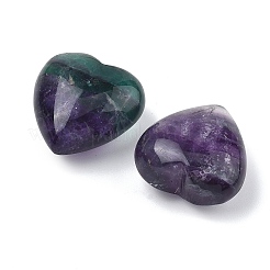 Natural Fluorite Heart Palm Stones&nbsp;G-P609-A03-01
