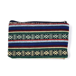 Bohemian Style Stripe Pattern Cotton Cloth Wallets&nbsp;AJEW-N003-04