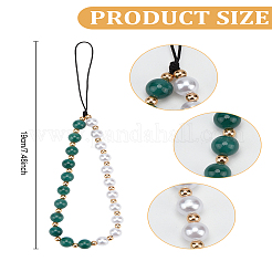1Pc Plastic Imitation Gemstone Bead Mobile Straps&nbsp;HJEW-LP0002-37