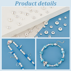110Pcs 11 Styles Alloy & Brass Spacer Beads&nbsp;FIND-PH0017-61