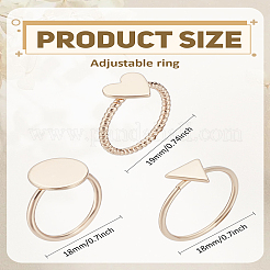 1Box Alloy Finger Rings Sets&nbsp;RJEW-LP0002-39