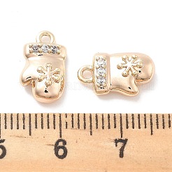 Micro Pave Clear Cubic Zirconia Pendants&nbsp;KK-M102-07G
