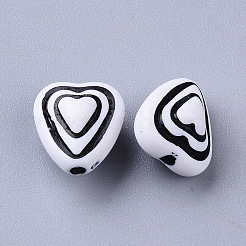 Craft Style Acrylic Beads&nbsp;X-MACR-T035-006A