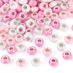 150Pcs Opaque Resin European Beads&nbsp;RESI-TA0004-61C