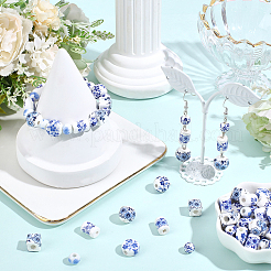 72Pcs 8 Styles Handmade Porcelain Beads&nbsp;PORC-PA0001-63