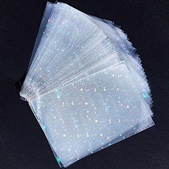 200Pcs 4 Styles Laser Transparent Plastic Packaging Bags&nbsp;ABAG-DJ0001-27