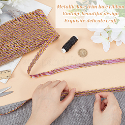 Polyester Wavy Ribbons&nbsp;OCOR-WH0060-73D