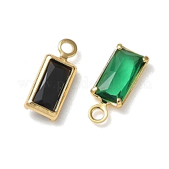 Brass with Cubic Zirconia & Glass Pendants&nbsp;KK-Z136-11G