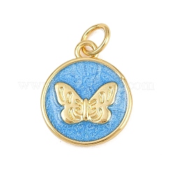 Brass Enamel Charms&nbsp;KK-B150-25G