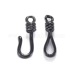 Brass Hook and Eye Clasps&nbsp;KK-F120-016B