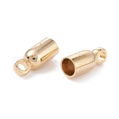 Brass Cord Ends&nbsp;KK-K253-07G