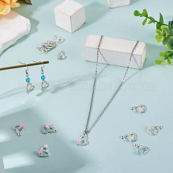 16Pcs 4 Colors Alloy Rhinestone Pendants&nbsp;RB-TA0001-39