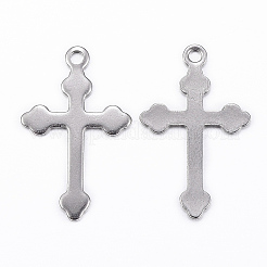 Tarnish Resistant 304 Stainless Steel Cross Pendants&nbsp;STAS-G179-11P