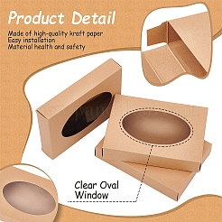 Rectangle Foldable Creative Cardboard Boxes&nbsp;CON-WH0081-34A