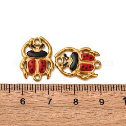 304 Stainless Steel Enamel Connector Charms&nbsp;STAS-Q363-02E-G