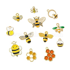 36Pcs 12 Styles Alloy Enamel Pendants&nbsp;ENAM-CJ0007-41