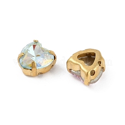 Brass Glass Rhinestone Sew on Rhinestones&nbsp;RGLA-U001-11G-01