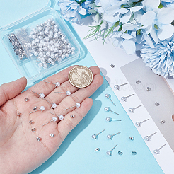 150Pcs Iron Stud Earring Findings&nbsp;STAS-UN0063-55P