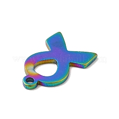 Ion Plating(IP) 201 Stainless Steel Charms&nbsp;STAS-I197-021M