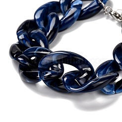 Chunky Acrylic Curb Chain Bracelet for Girl Women&nbsp;BJEW-JB06876