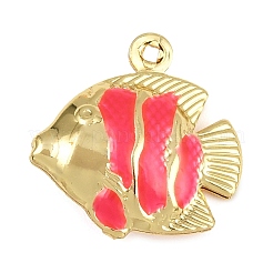 Brass Enamel Pendants&nbsp;KK-I352-06G