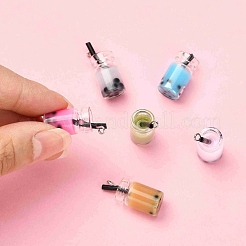 Glass Bottle Pendants&nbsp;X-CRES-N017-03-M