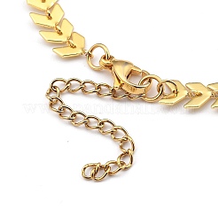 Brass Cobs Chain Bracelets&nbsp;BJEW-JB05409-01