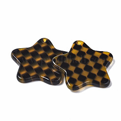 Transparent Cellulose Acetate(Resin) Pendants&nbsp;X-KY-Q057-004B-01
