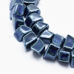Eco-Friendly Glazed Porcelain Beads&nbsp;PORC-P027-A05