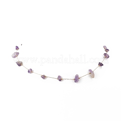 Natural Mixed Gemstone Chips Beaded Necklace&nbsp;NJEW-JN04234