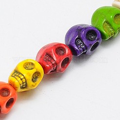 Synthetic Turquoise Beads Strands&nbsp;TURQ-G113-23x30mm-M