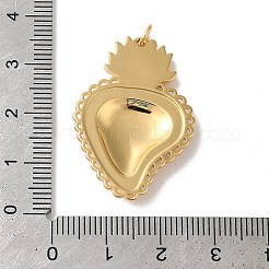 Rack Plating Brass Enamel Pendants&nbsp;KK-G504-25B-03