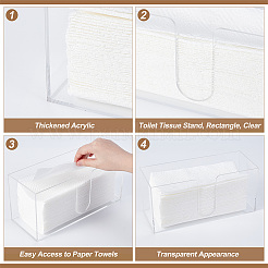 4Pcs Acrylic Paper Holders&nbsp;AJEW-WA0003-33