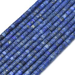 Natural Lapis Lazuli Beads Strands&nbsp;X-G-P575-B01-4x2mm