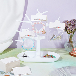 120Pcs Rectangle Paper Foldable Header Cards&nbsp;CDIS-WR0001-01A