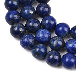 Natural Lapis Lazuli Bead Strands&nbsp;G-G953-03-10mm