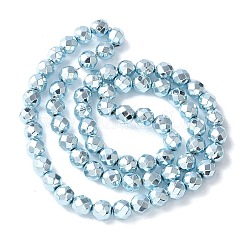 Electroplated Synthetic Non-magnetic Hematite Beads Strands&nbsp;G-B132-B01-01H