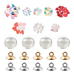 DIY Globe Ball Wish Bottle Pendant Making Kit&nbsp;DIY-FS0002-41