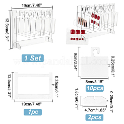 1 Set Acrylic Nail Art Display Boards&nbsp;ODIS-PH0001-62B
